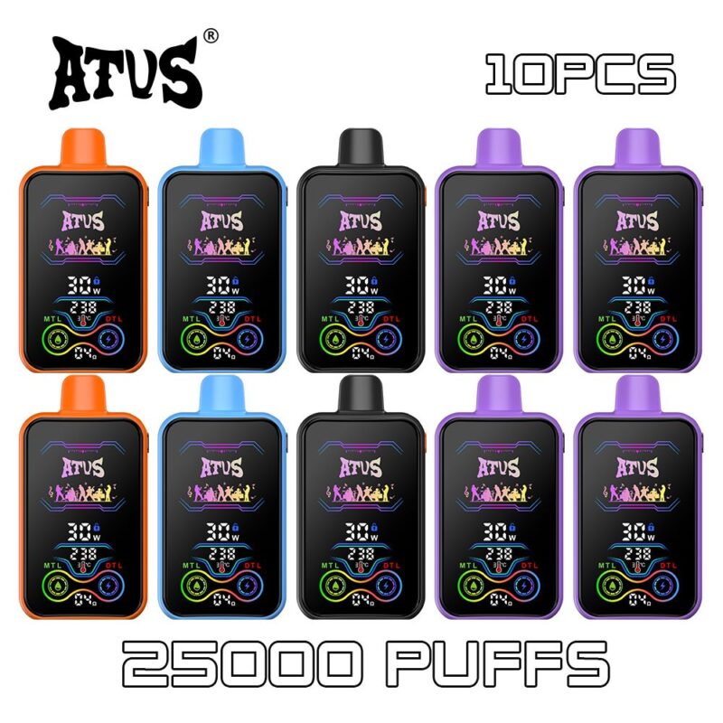 10 Pack High Quality 25K Puff Dual Flavor Disposable Vape Display Mesh Coil disposable e cigarette UAE EU USA vape factory wholesale electronic cigarette