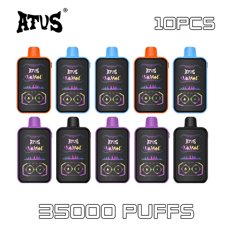 10 Pack Fast Delivery ATUS 35K Puff Mesh Coil Vape 1000mAh Australia Wholesale