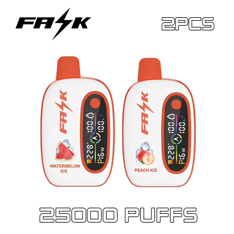 2 Pack Fast Delivery Factory Price  Newest ATVS ATUS Disposable Vape 25K puff  mesh coil  1000mAh  0% 2% 5% Nic Salt Leakproof Design vape vape germany