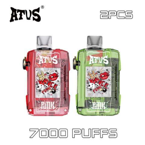 2 Pack ATVS DE012 7000 Puffs Disposable Vape