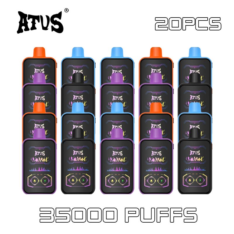 20 Pack ATVS  ATUS 35K Wholesale Screen Vape 35000 Puffs Dual Taste Disposable vape vape eu warehouse