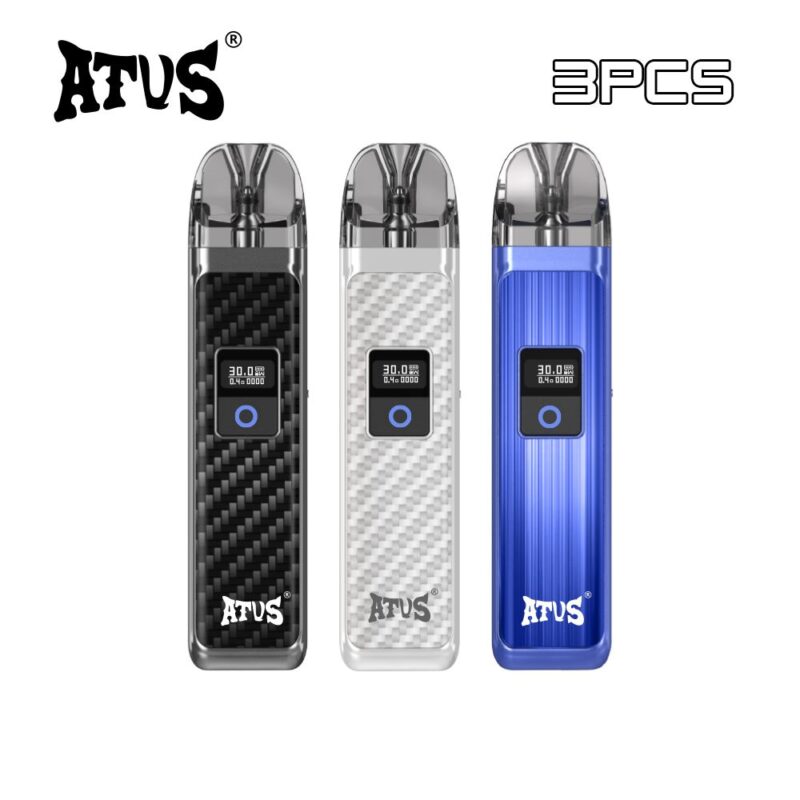 3 Pack OEM ODM Factory Best Electronic Cigarette ATVS 2ml 0% 2% Nicotine Salt Puff Bar Refillable Vape Pen 1000 mAh Cigarette wholesale pod reusable