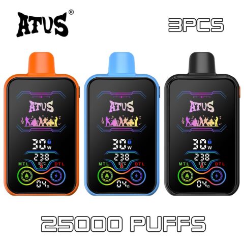 3 PACK ATVS DE022 25000 Puffs Disposable Vape