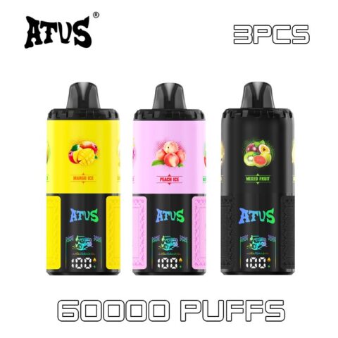 3 PACK ATVS DE030 60000 Puffs Disposable Vape