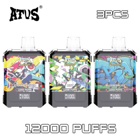 3 PACK ATVS DE013A 12000 Puffs Disposable Vape