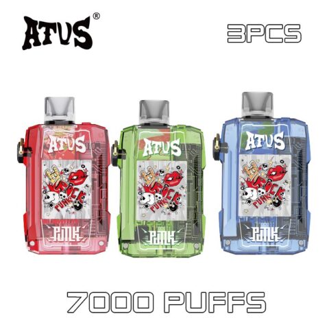 3 Pack ATVS DE012 7000 Puffs Disposable Vape