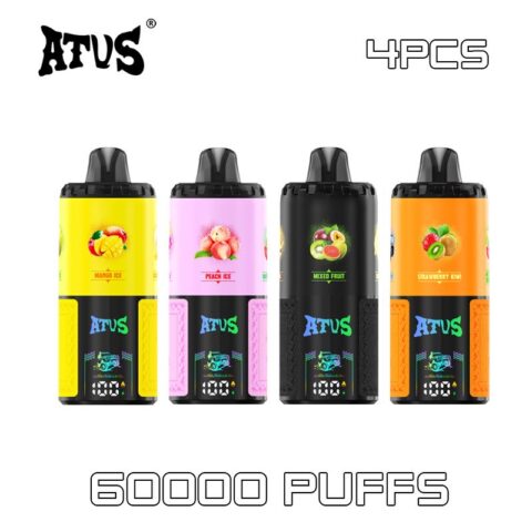 4 PACK ATVS DE030 60000 Puffs Disposable Vape