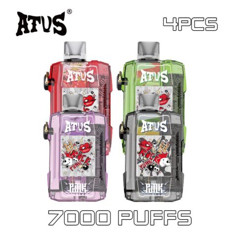 4 Pack ATVS DE012 7000 Puffs Disposable Vape