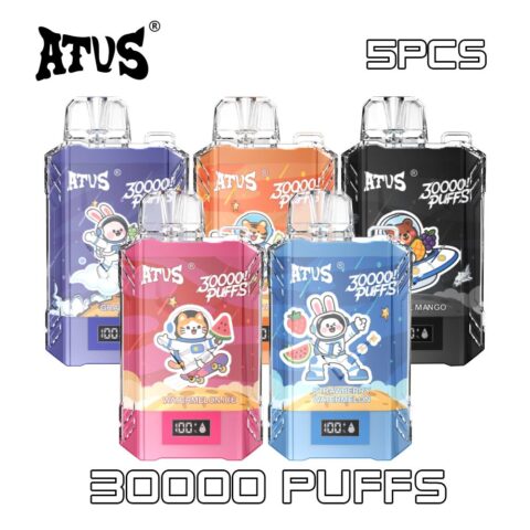 5 PACK ATVS DE017 30000 Puffs Disposable Vape