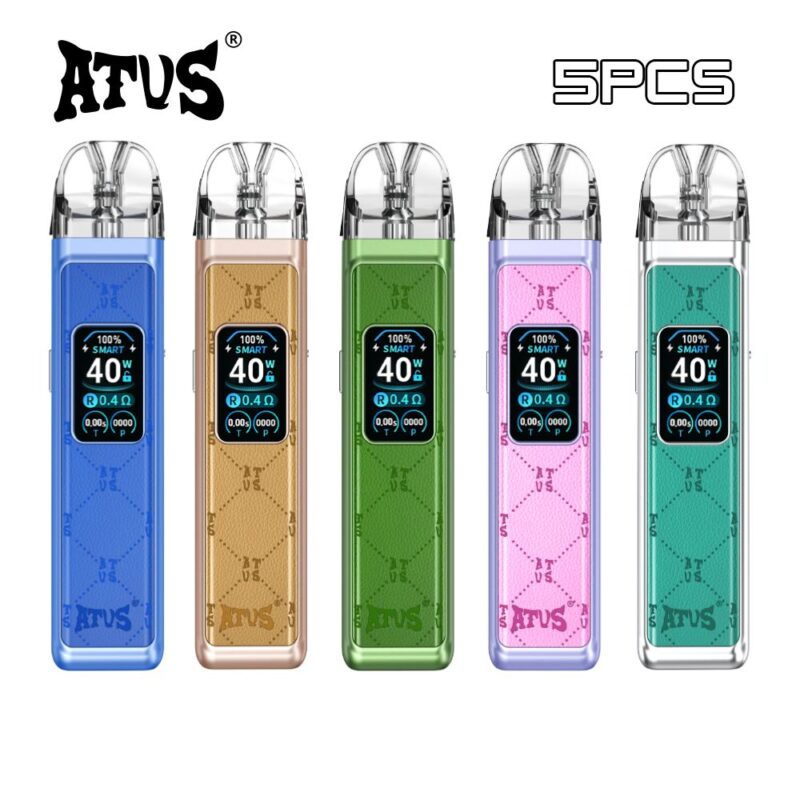 5 Pack Advanced Custom vape Factory Direct Selling Empty Wholesale ATVS Refillable Disposable Vape Vaper EU stock disposable empty pod cartridge