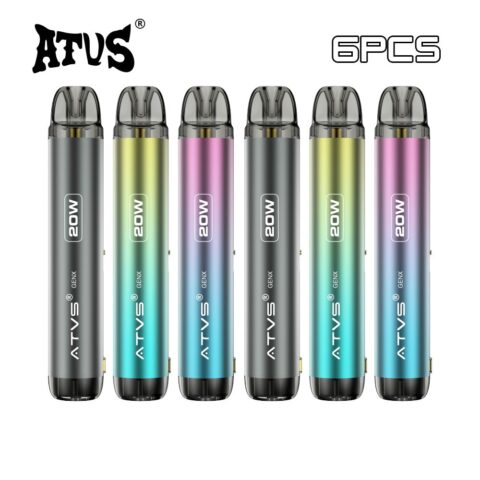 6 PACK ATVS DE020 Pod Vape