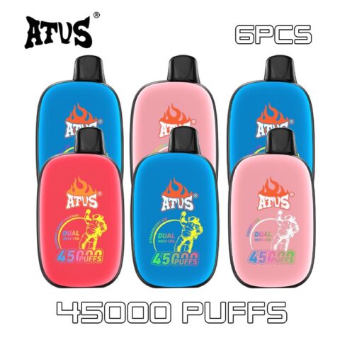 6 PACK ATVS DE027 45000 Puffs Disposable Vape