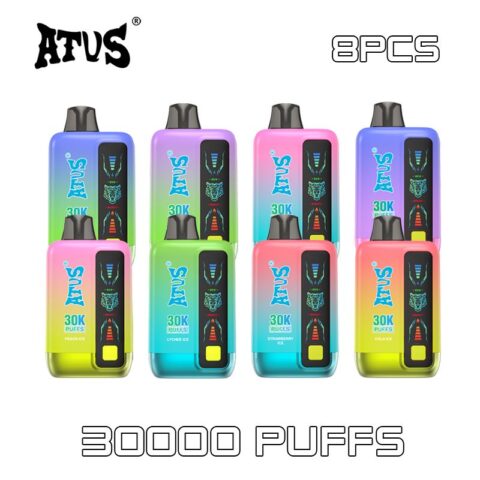 8 PACK ATVS DE026 30000 Puffs Disposable Vape