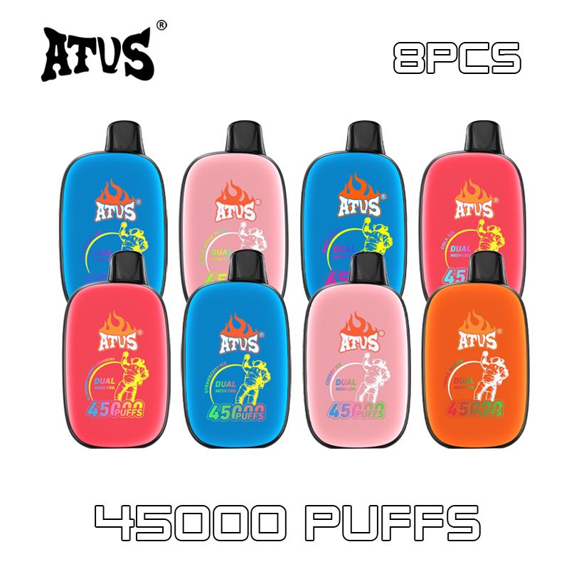 8 Pack Online Shopping Factory Direct Sales ATVS 45000 Puffs Price Atomizer Fruit Flavors Vape Germany Warehouse Vape