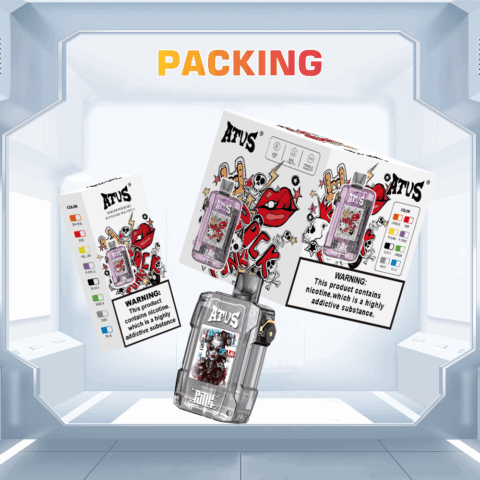 2 Pack ATVS DE012 7000 Puffs Disposable Pod