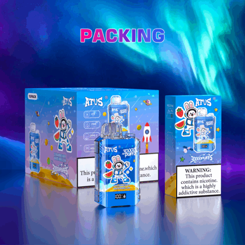 2 Pack Sleek Portable Mini vape 650mAh Battery ATVS ATUS 25ml Dual Flavors Vape Disposable Vape Dual Flavors Vape 30K puff vape vape Spain