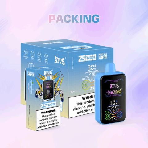 4 Pack Hot Sales Rechargeable Original Factor vape 25K Puff DTL screen vape ATVS ATUS Adjustable airflow Disposable Vape